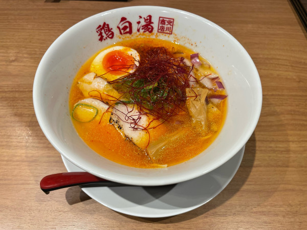 「辛白湯」@鷄白湯らぁ麺 北川商店の写真