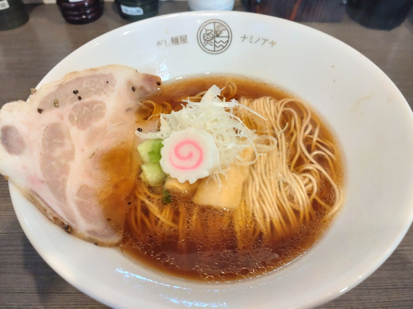 「上州豚だし麺＋唐揚げ＋ご飯」@だし麺屋 波ノあやの写真