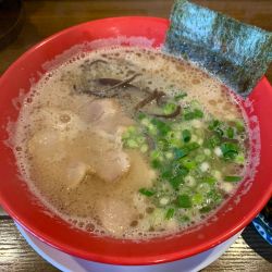博多とんこつらーめん730円 辛子高菜40円