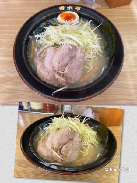 「定番ネギチャーシュー 塩  小」@ラーメン青木亭 八潮店の写真