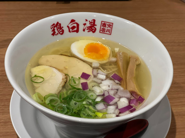 「鶏清湯らぁ麺　塩」@鷄白湯らぁ麺 北川商店の写真