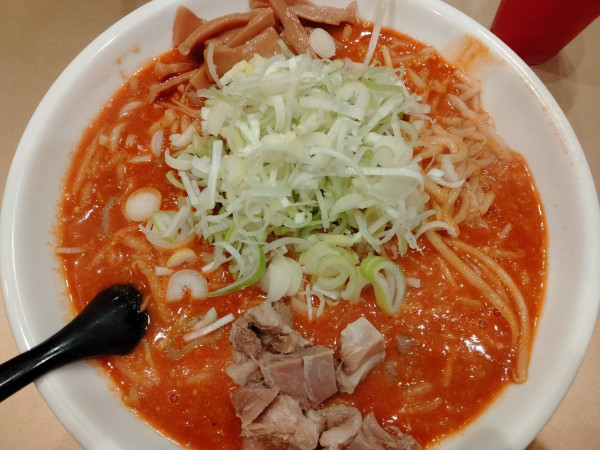 「カレーラーメン辛さ3」@超ごってり麺 ごっつ 秋葉原店の写真