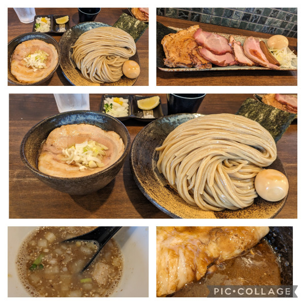 「汁並つけ麺特大➕スープ増し➕味玉」@麺屋みつば＋クローバーの写真