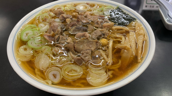 「モツらあめん」@梅屋の写真