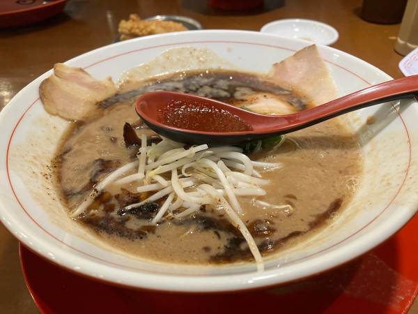 「男気ブラック880円」@麺屋 八感の写真