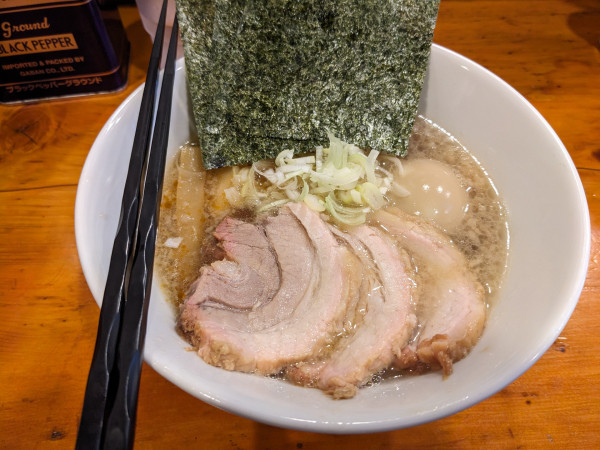 「醤油特製ラーメン」@拉麺 あさがおの写真