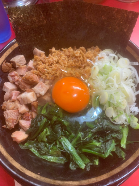 「限定　油そば」@家系ラーメン とらきち家の写真