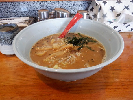 「こくみそラーメン　小ラーメン」@どさん子大将 伊勢原店の写真