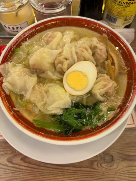 「雲呑麺」@広州市場 イオンモールむさし村山店の写真