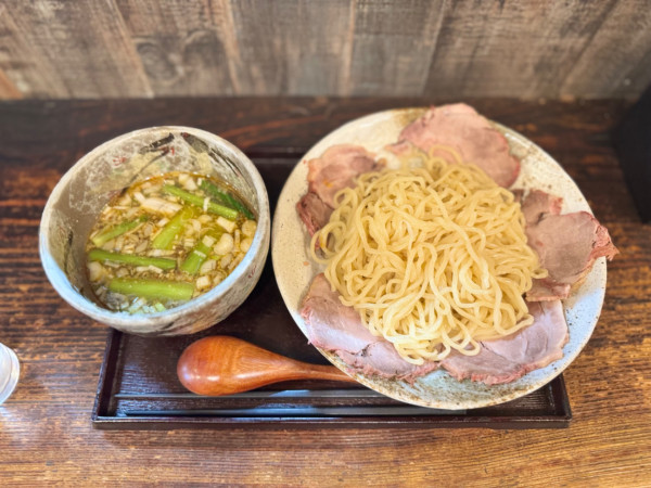 「チャーシューつけ麺 1150円」@我楽酒家 丸長の写真