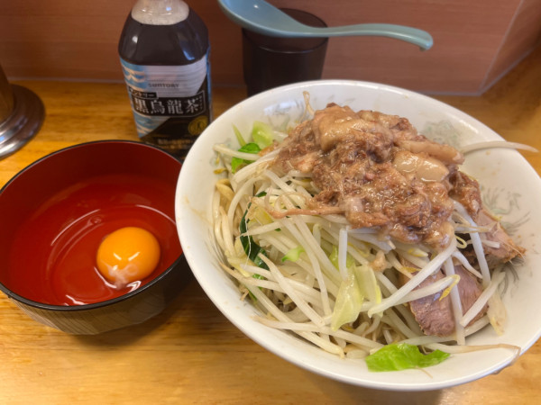 「汁なしあぶら」@ラーメン二郎 立川店の写真