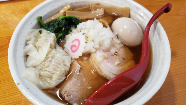 「中華そば＋ワンタン他」@自家製拉麺 暖田。の写真