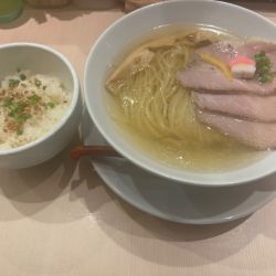 鯛塩らぁめん　鯛めしセット　1100円