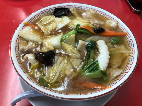 「五目あんかけラーメン」@大阪王将 東長崎店の写真