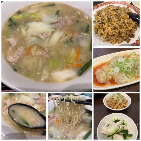 「とん汁ラーメン 950円 餃子、雲呑、ビールetc」@やまむろラーメンの写真
