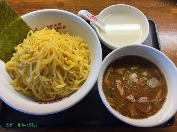 「つけ麺中盛(820円)」@くりやらーめんの写真