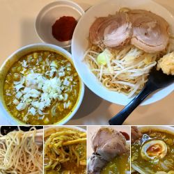 カレーつけめん＋辛味噌＝1020円