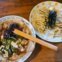 チャーシューつけ麺＋コロコロチャーシュー