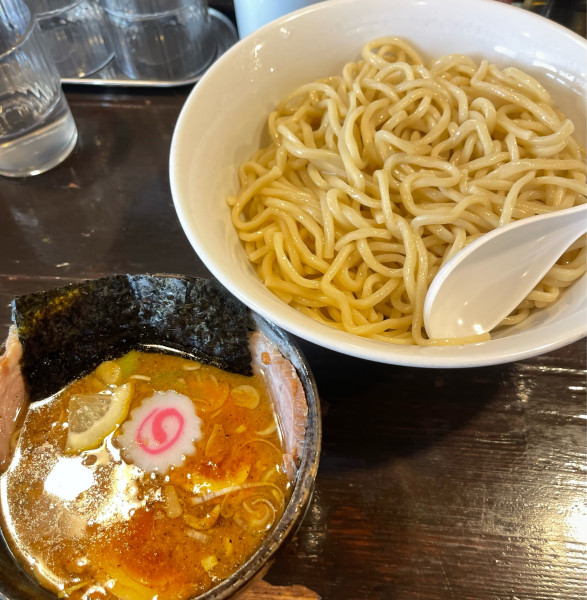 「特製つけめん大盛」@麺座でんの写真