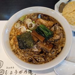 背脂ブラックらぁめん・大盛