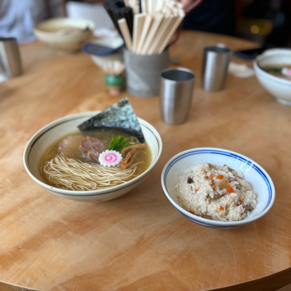 「だしそば【しお】」@だし・麺 未蕾の写真