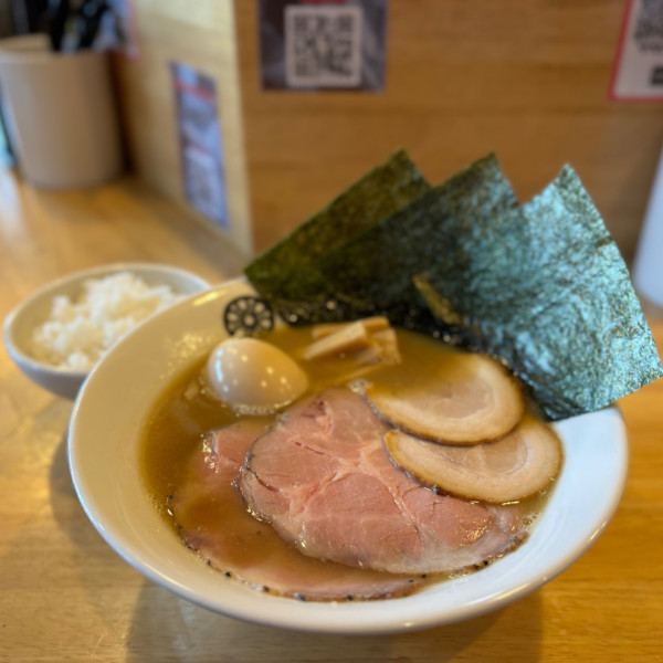 「特製和風鶏豚骨ラーメン」@葵春堂の写真