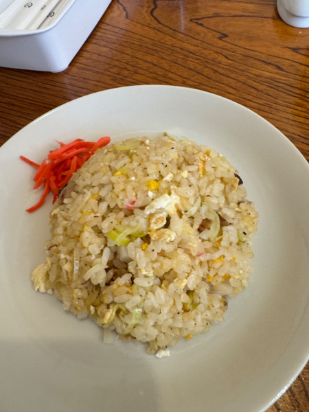 「半チャーハン」@らーめん よこはちの写真
