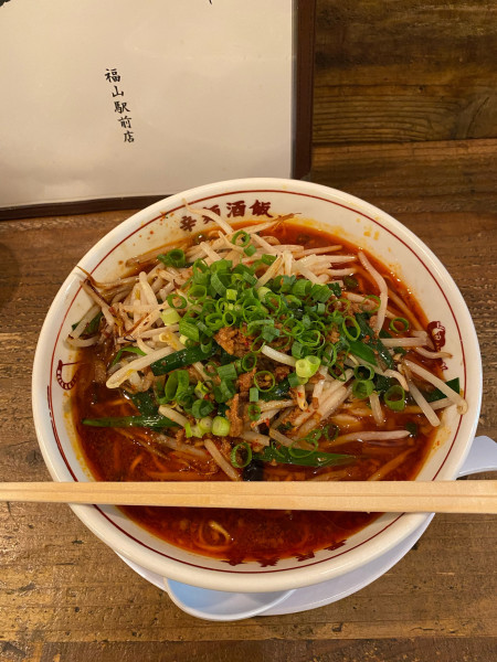 「辛麺」@尾道ラーメン 一 福山駅前店の写真