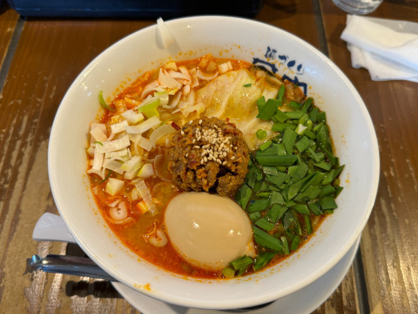 「味玉辛味噌　大盛」@麺づくり 蒼空 本店の写真