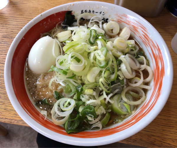 「ネギラーメン＋ゆで玉子」@高円寺ラーメン タロー軒の写真