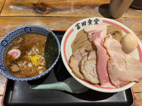 「特製濃厚つけ麺（特大470g）」@松戸中華そば 富田食堂の写真