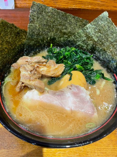 「ラーメン並盛」@横浜家系ラーメン 大将家の写真