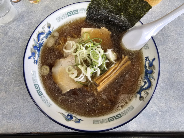 「だしそば　850円」@文ちゃんラーメンの写真
