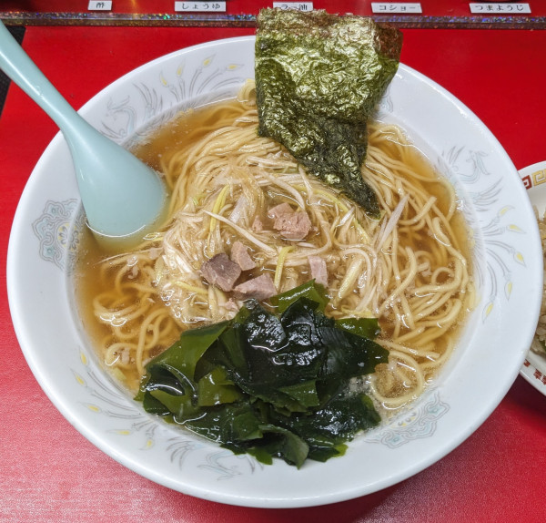 「平日ランチBセット(半チャーハン + ネギラーメン)」@新ラーメンショップ 蕨店の写真