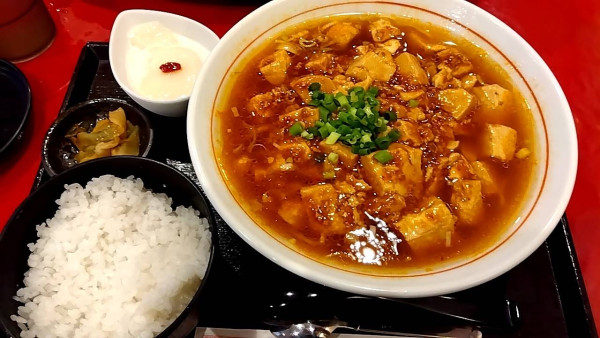 「麻婆麺セット」@梅香苑の写真