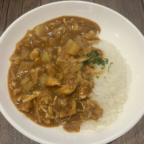 「チキンカレー350円他」@三つ由の写真