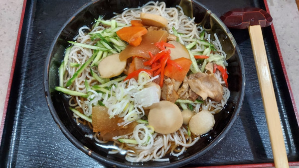 「ひやしけんちんそば 900円」@蕎麦処 とさきやの写真