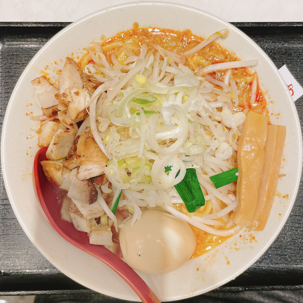 「味玉あえめん」@味噌麺処 花道庵 東京ラーメンストリート店の写真