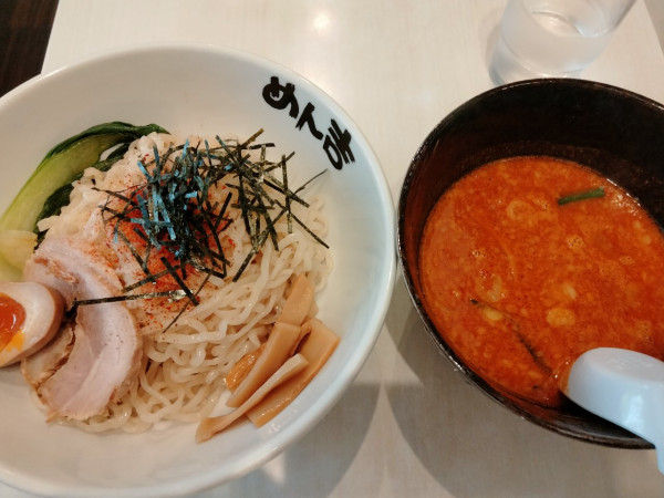 「つけ麺辛」@屋台とんこつらーめん めん吉 柏駅店の写真
