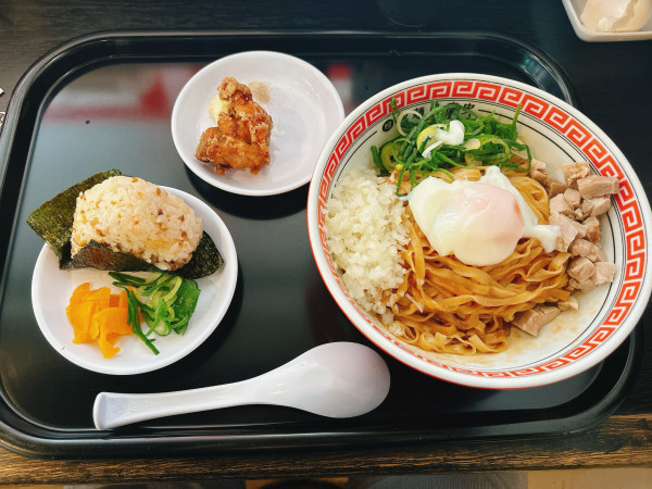 「油そばセット」@博多ラーメン専門店 幸ちゃんラーメン 西月隈店の写真