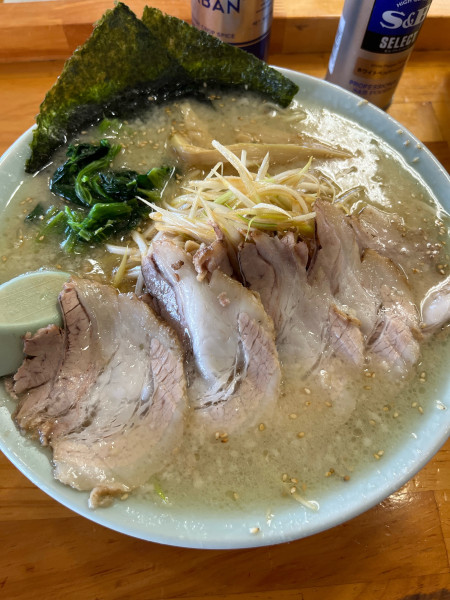 「塩ネギチャーシュー麺」@ラーメンショップ 足利50号店の写真