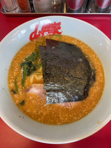 「特製味噌+背脂」@ラーメン山岡家 テクノポリスセンター店の写真