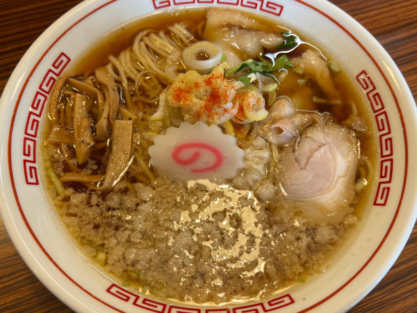 「背脂生姜そば」@秋刀鮪だし 宣久の写真