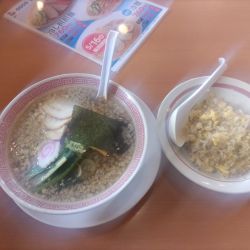 背脂中華そばセット