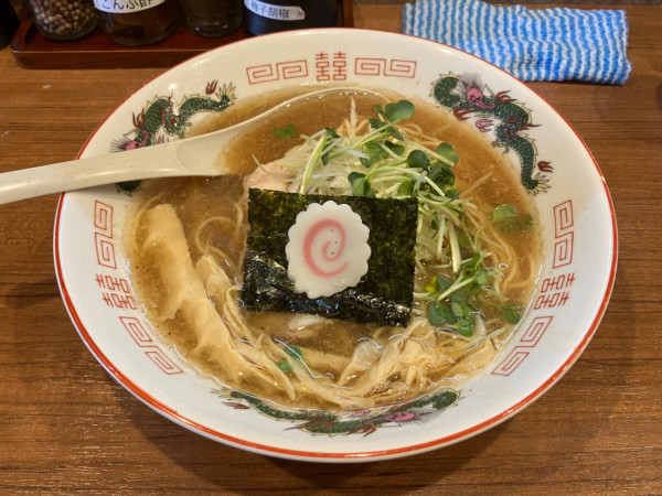「鯖だし 中華そば 800円」@麺屋 旧月の写真