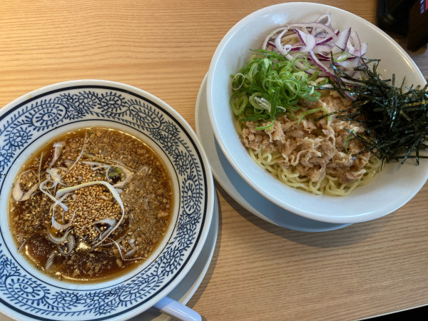 「和風(冷)肉つけ麺¥979」@丸源ラーメン 深谷店の写真