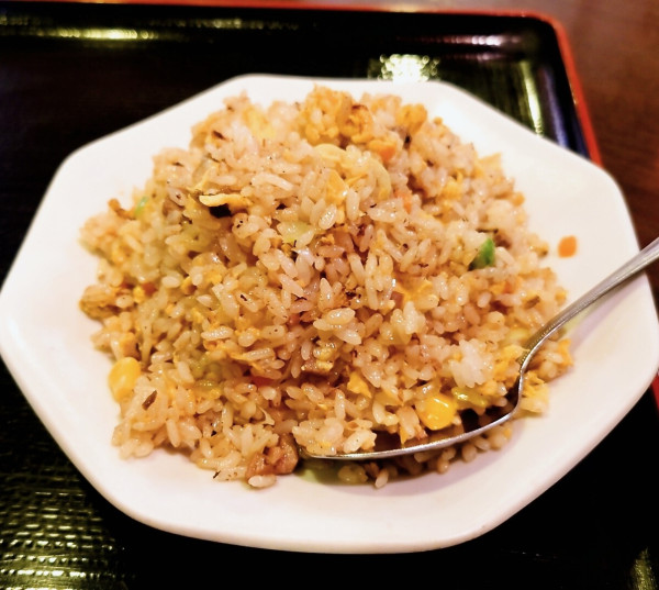 「ニラレバー麺＋半チャーハン」@創造中華 華星 綱島店の写真