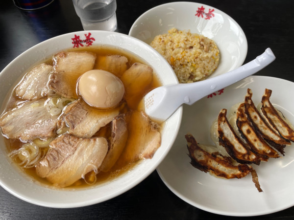「ごっつお〜セット」@喜多方ラーメン 来夢 会津若松駅前店の写真