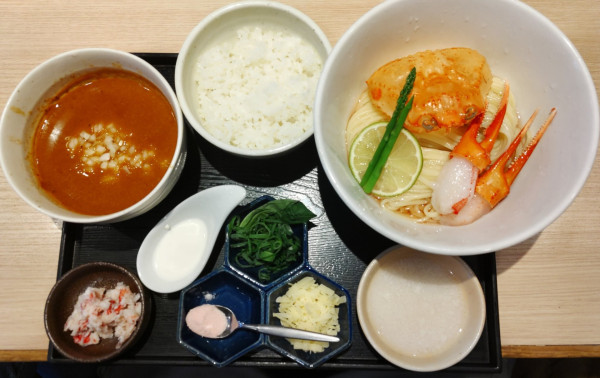 「渡り蟹のビスク つけ麺」@麺屋 一燈の写真