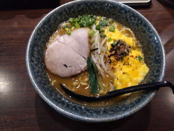 「元気のでるみそらーめん　中　1300円」@ラーメン札幌一粒庵の写真